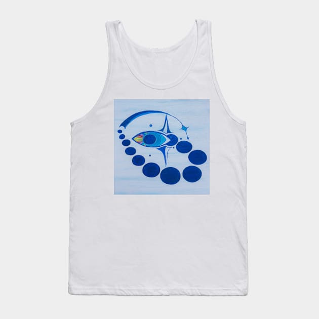 Crop Circle Tank Top by yousufi